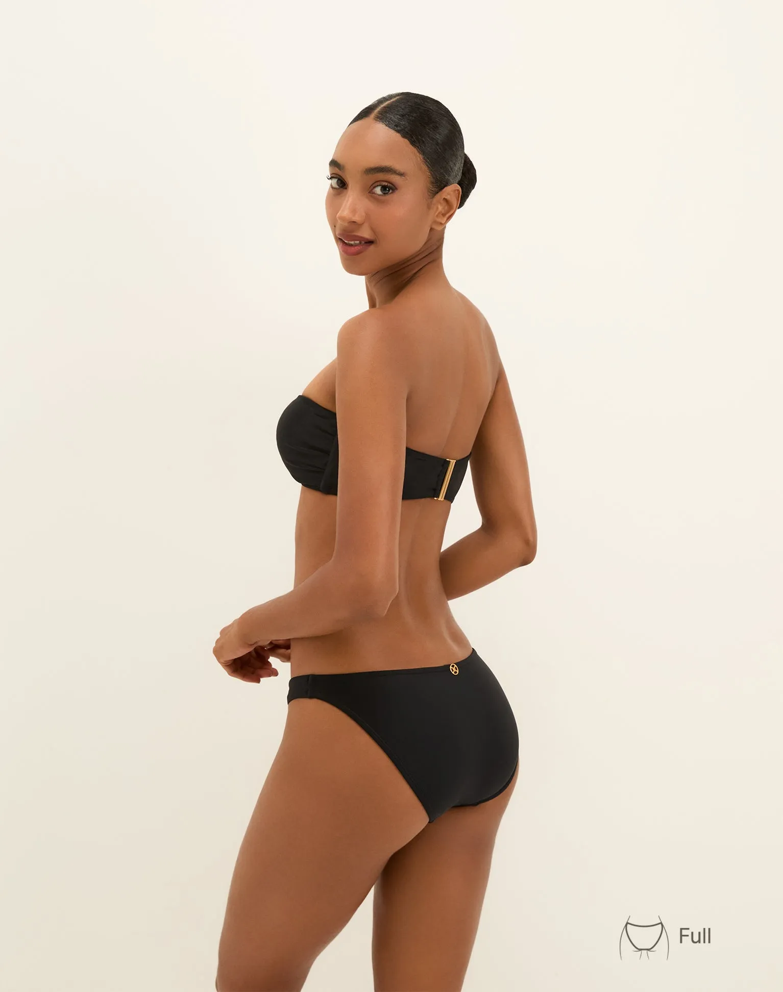 Matte Bessie Bandeau - Black sold by Vix product image thumbnail 4