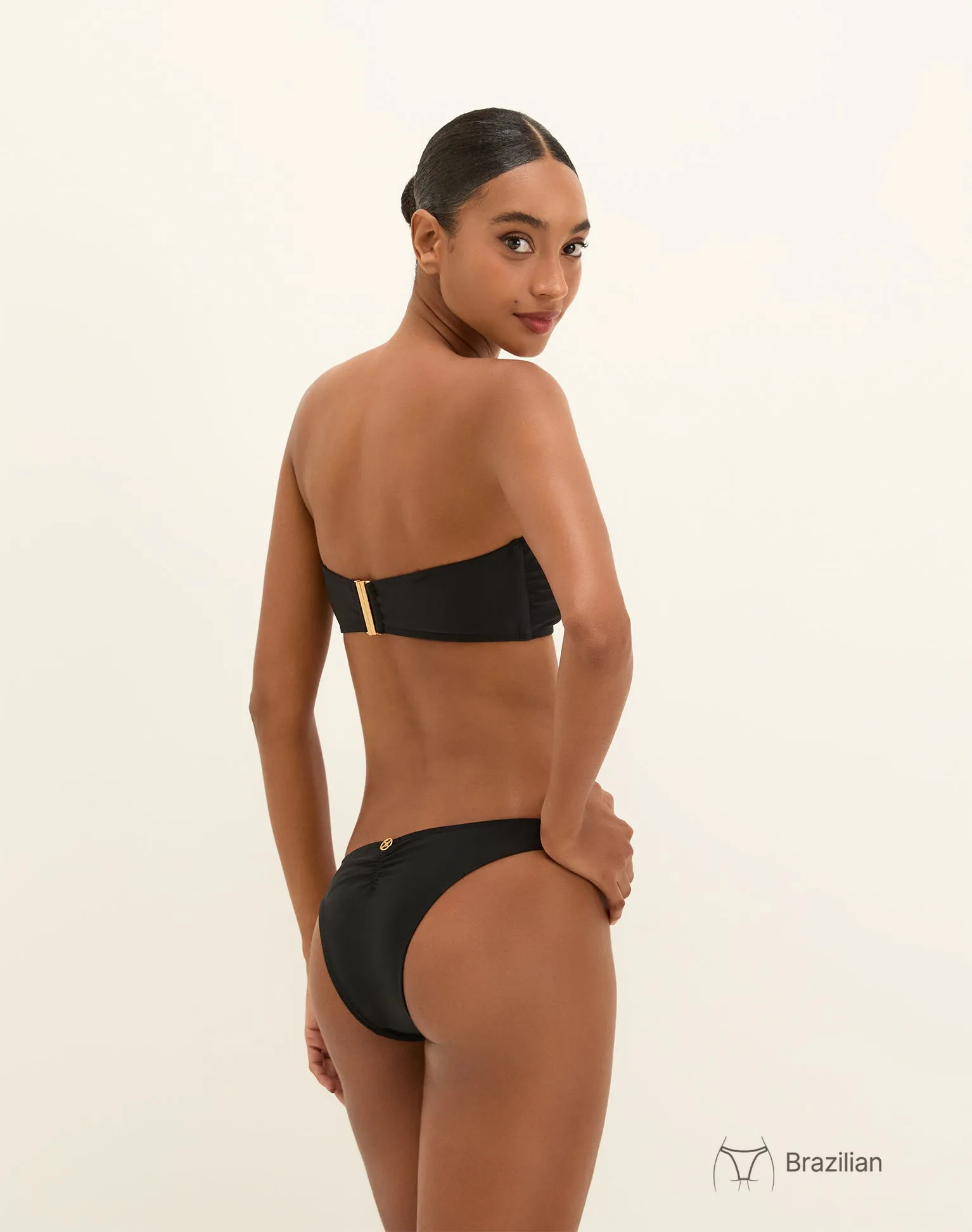 Matte Bessie Bandeau - Black sold by Vix product image thumbnail 5