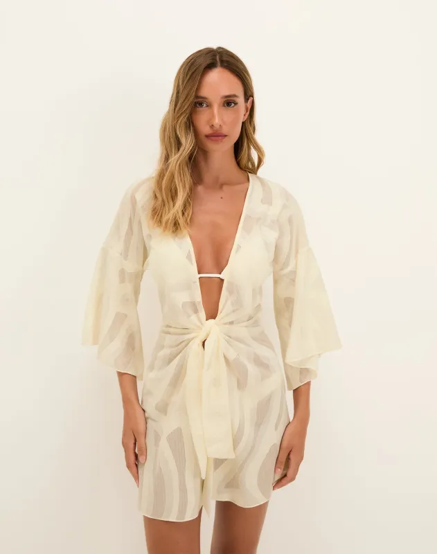 Perola Knot Short Cover Up - Glitz sold by Vix