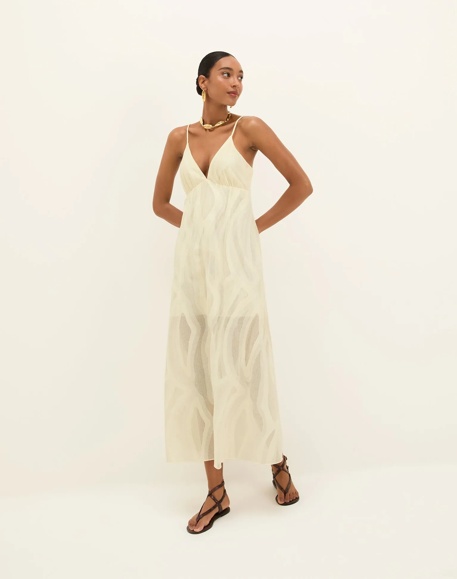 Nya Long Dress - Glitz sold by Vix