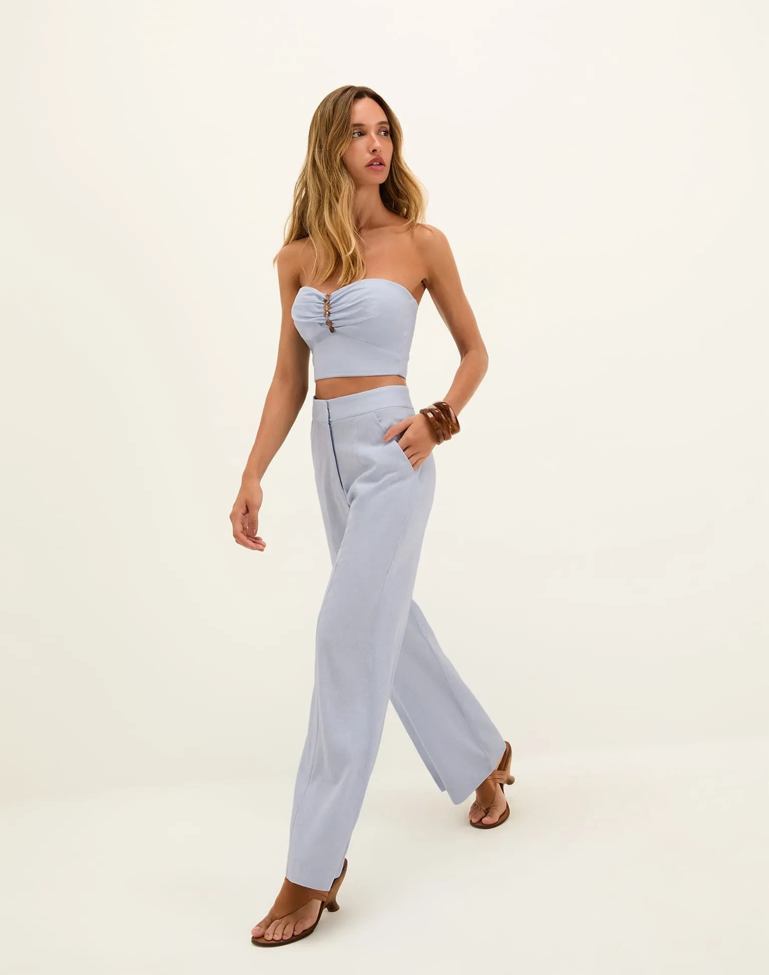 Sylvi Cropped Top - Cosmos sold by Vix product image thumbnail 2