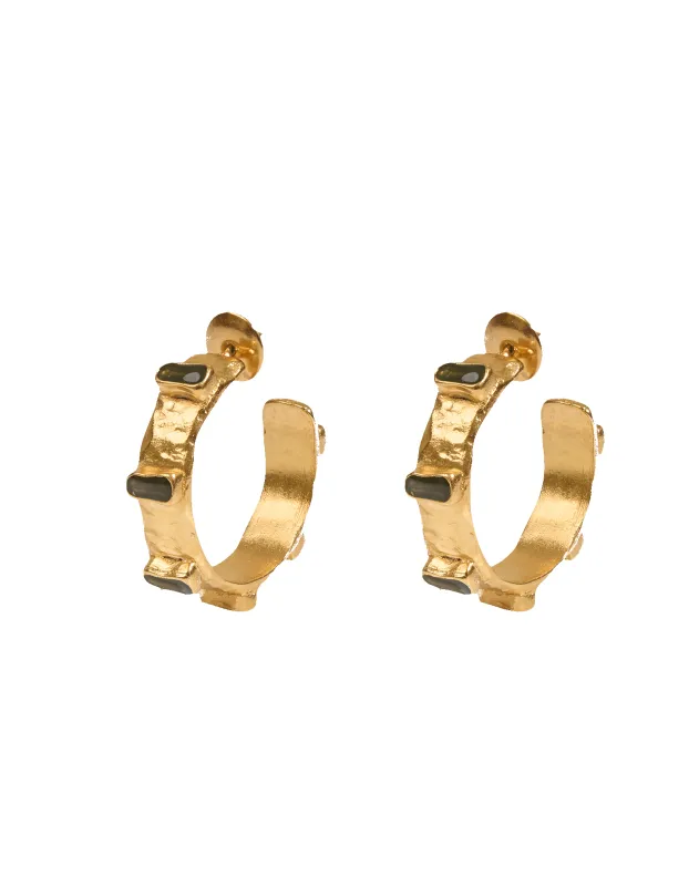 Tina Earrings - Gold sold by Vix