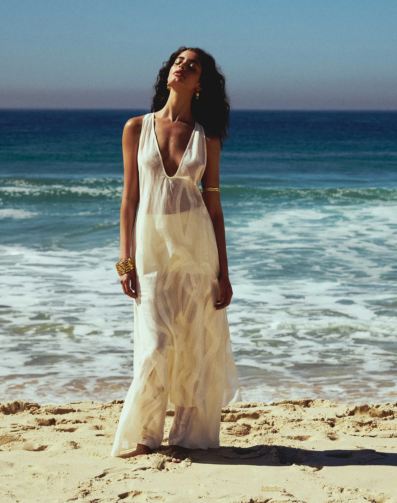 Lena Long Cover Up - Glitz sold by Vix product image thumbnail 2