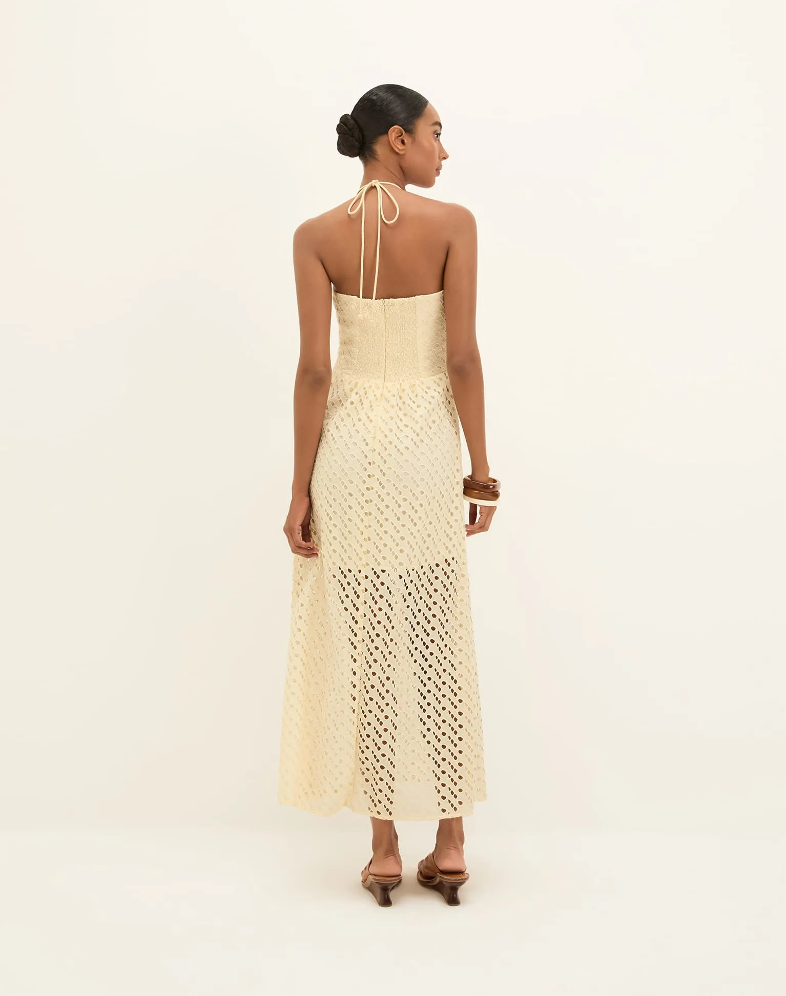 Eyelet Melina Long Dress - Glitz sold by Vix product image thumbnail 3