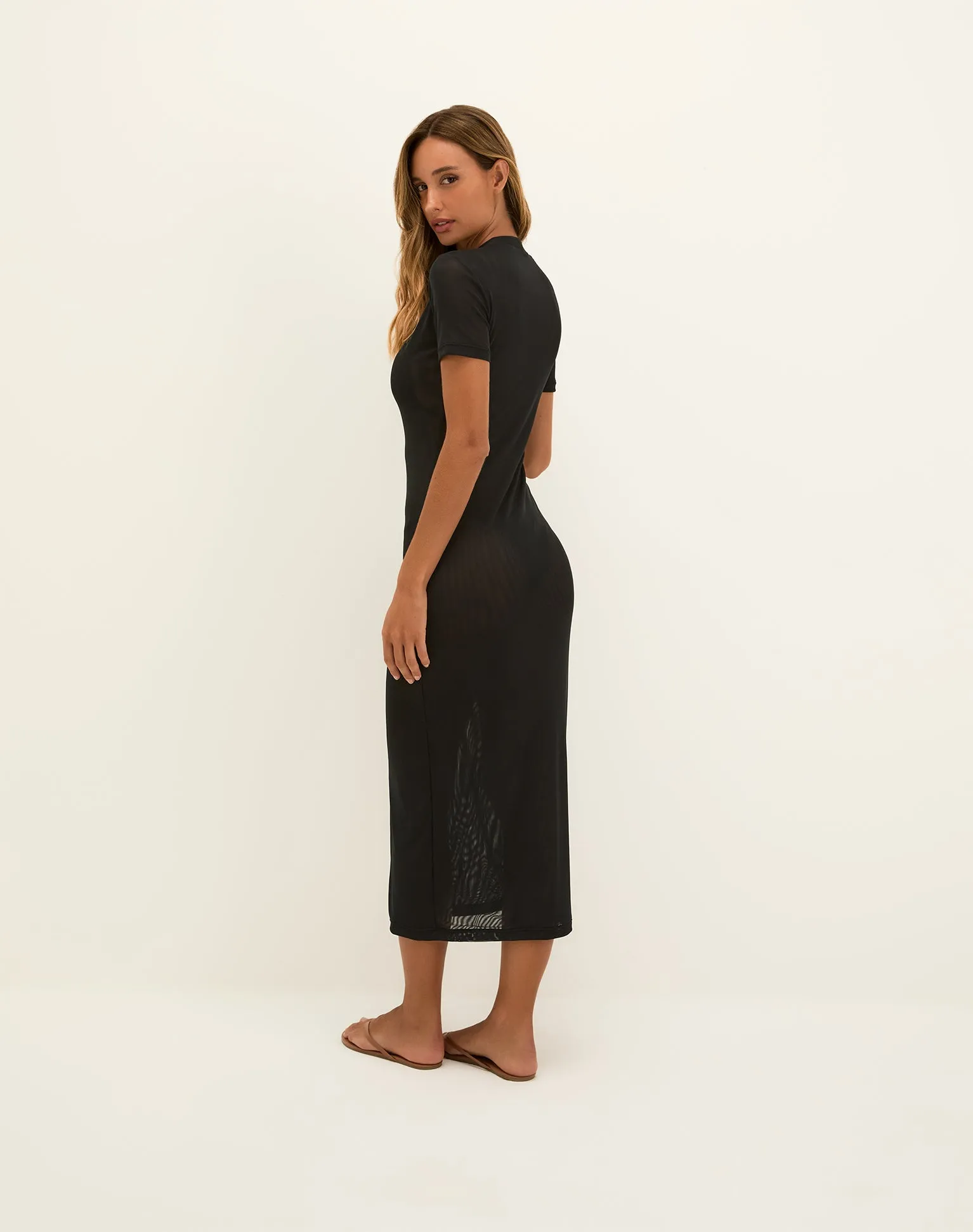Josie Midi Cover Up - Black sold by Vix product image thumbnail 2