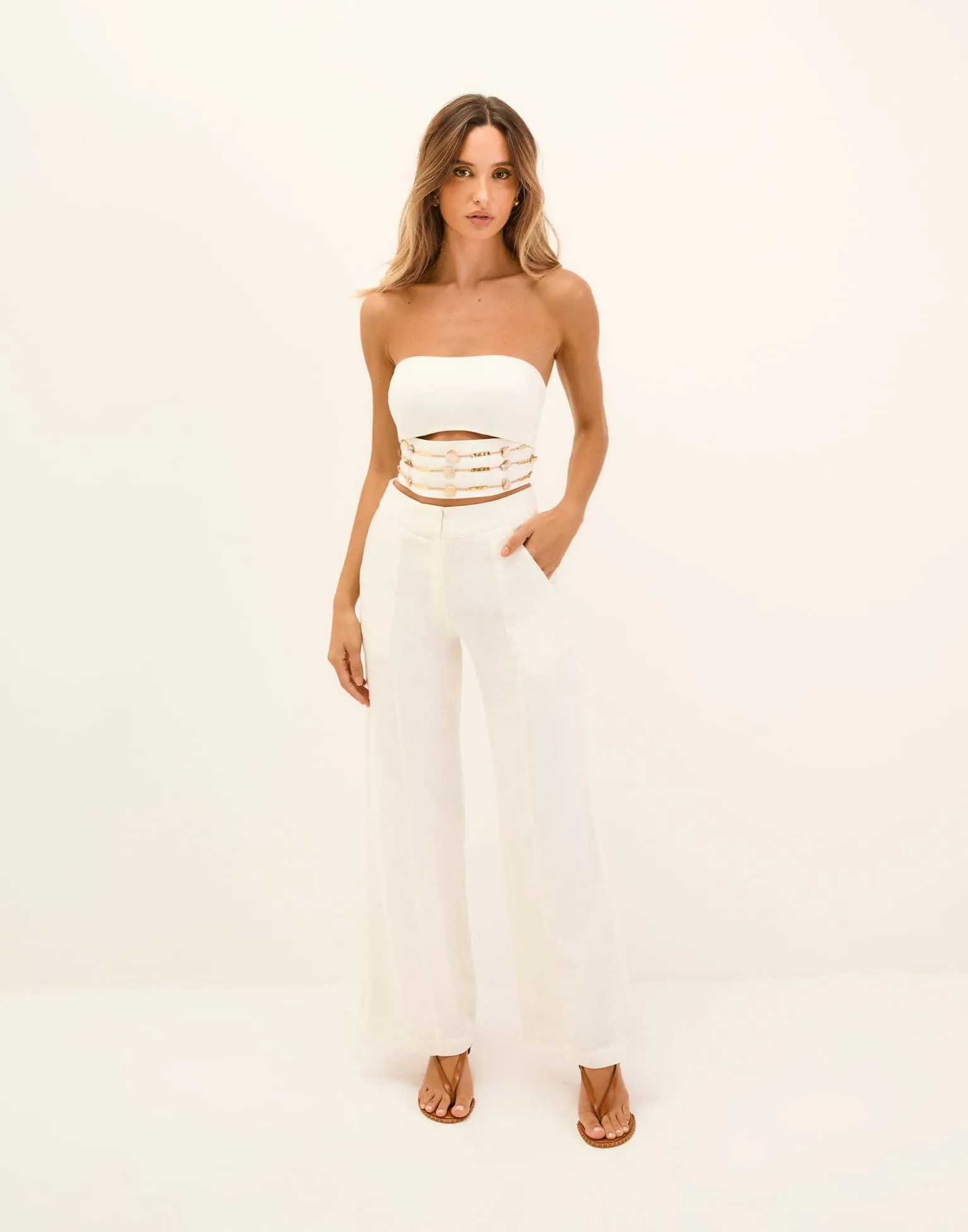 Estela Pants - Off White sold by Vix product image thumbnail 2