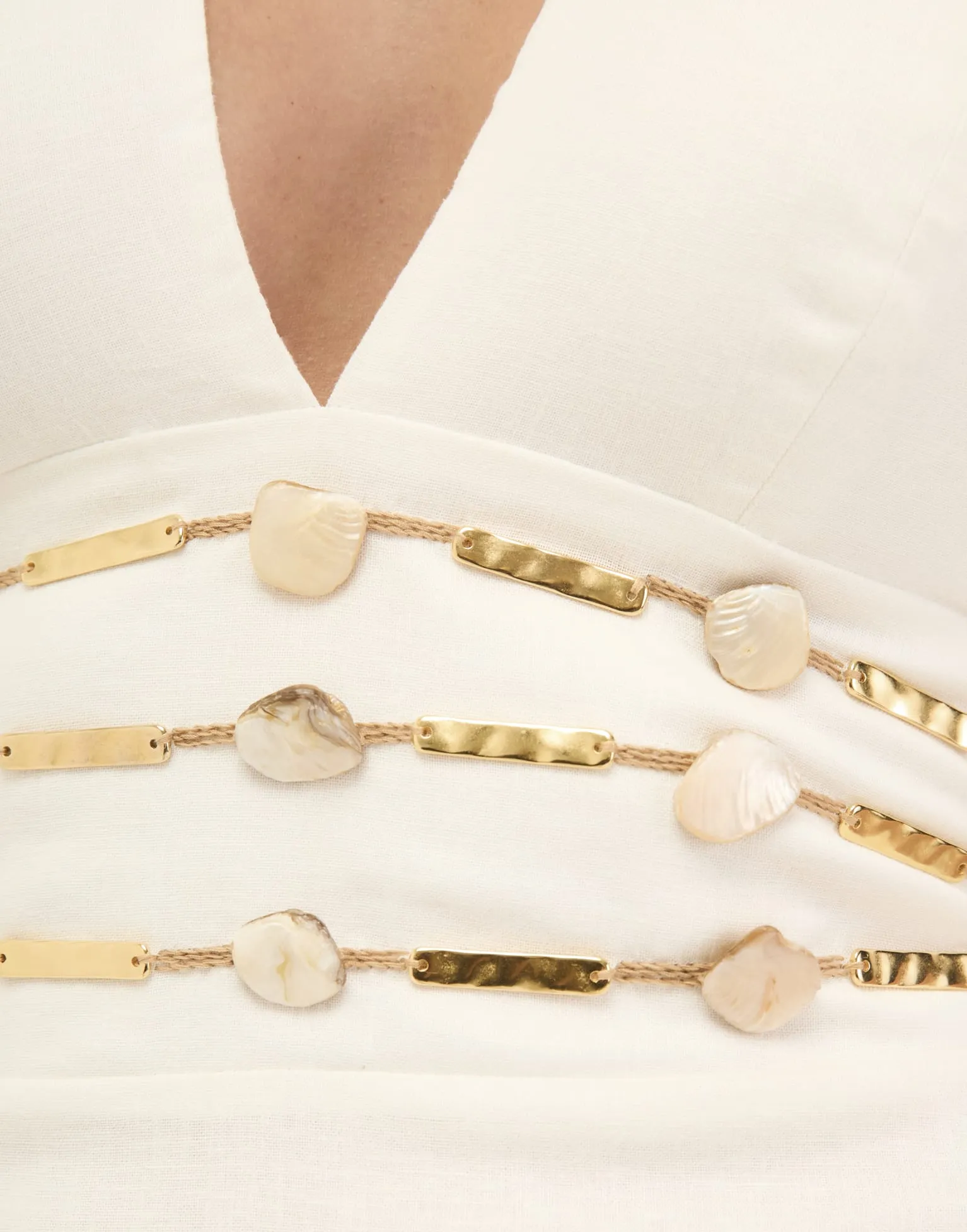 Grace Short Dress - Off White sold by Vix product image thumbnail 5