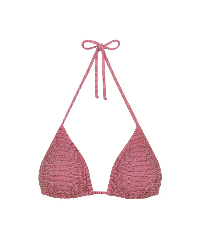 Mesh Tri Top - Pink Pearl sold by Vix