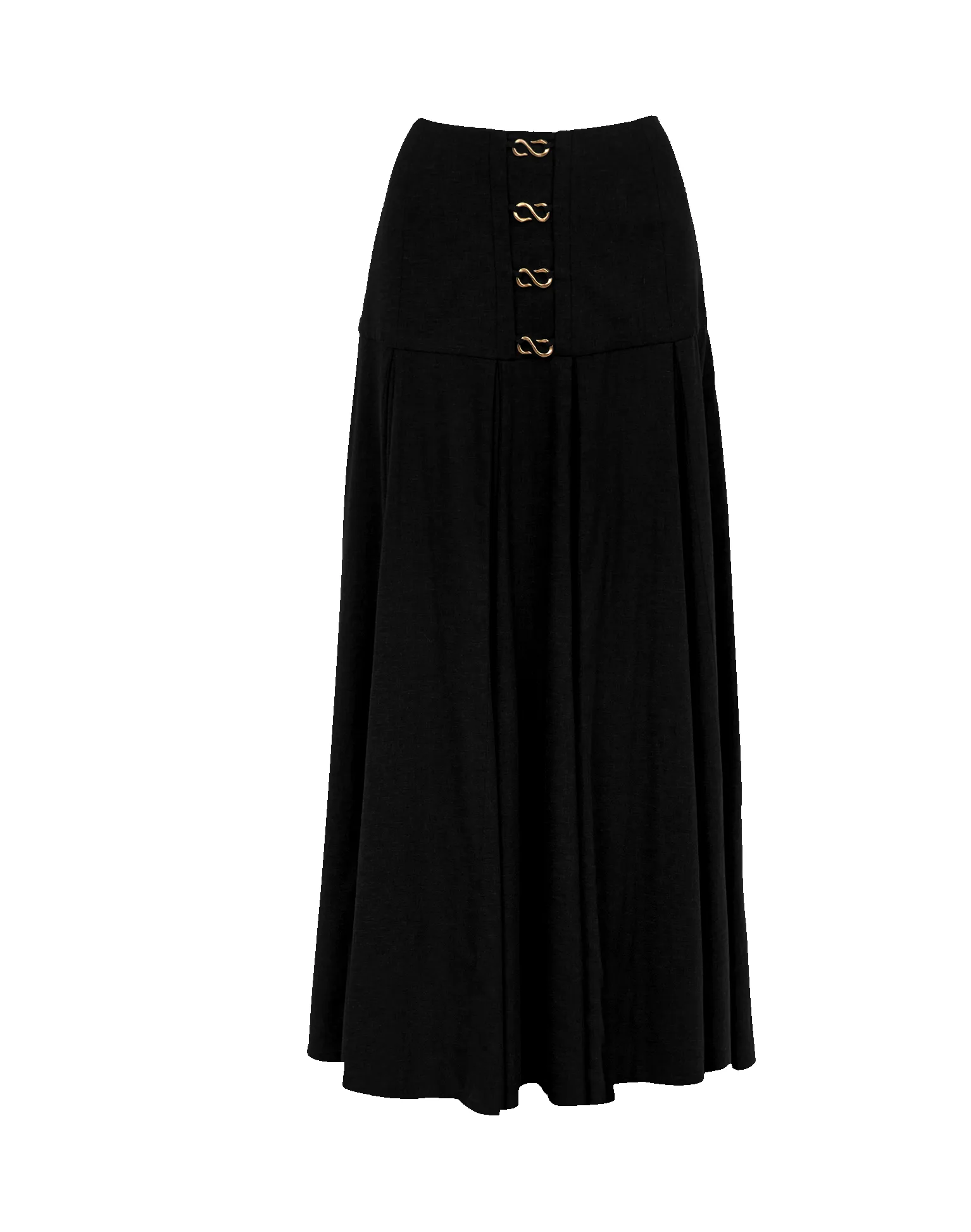 Nora Midi Skirt - Black sold by Vix