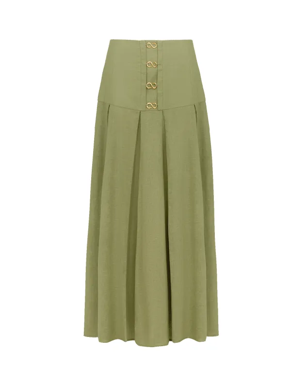 Nora Midi Skirt - Ballad made by Vix