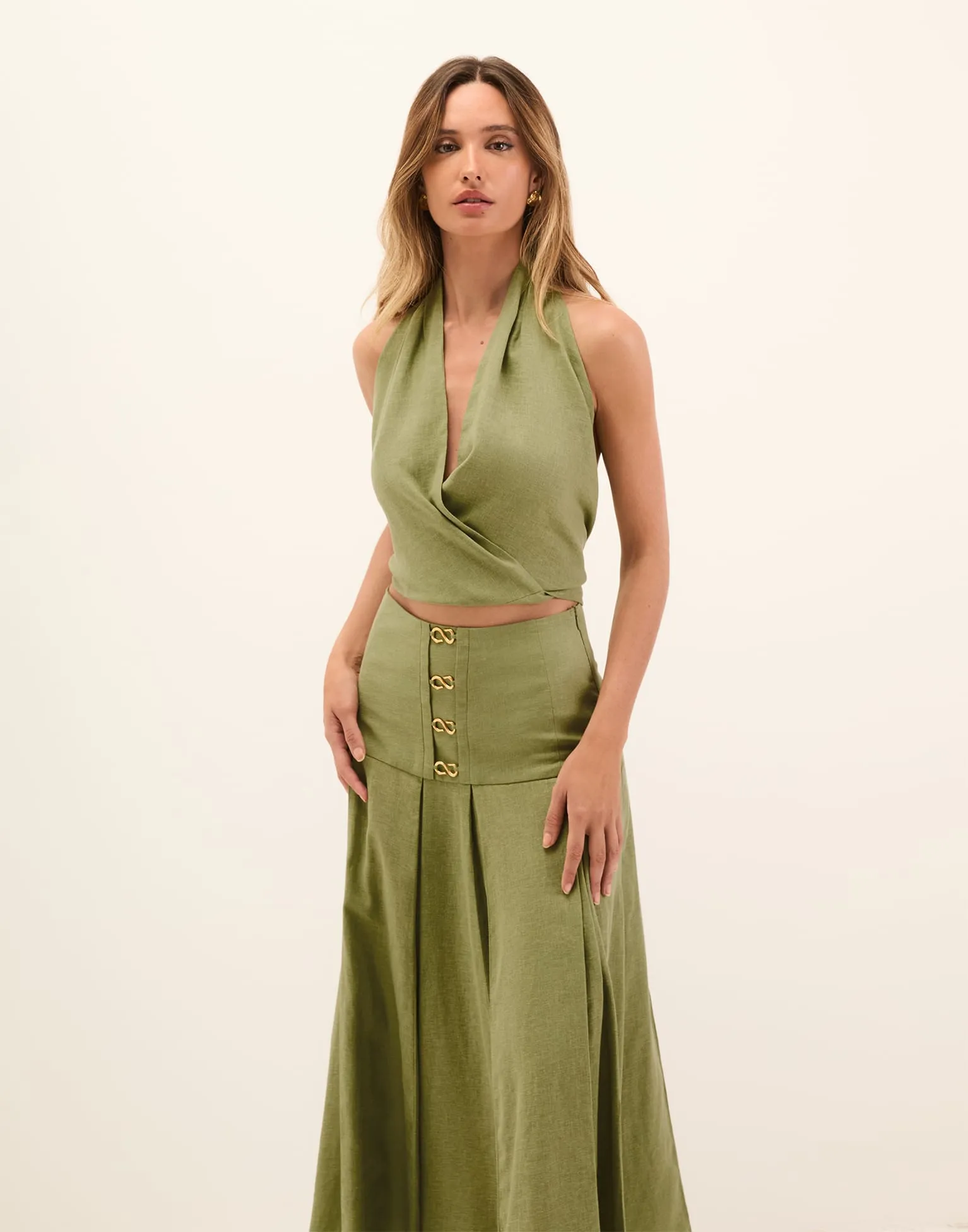 Nora Midi Skirt - Ballad sold by Vix product image thumbnail 5