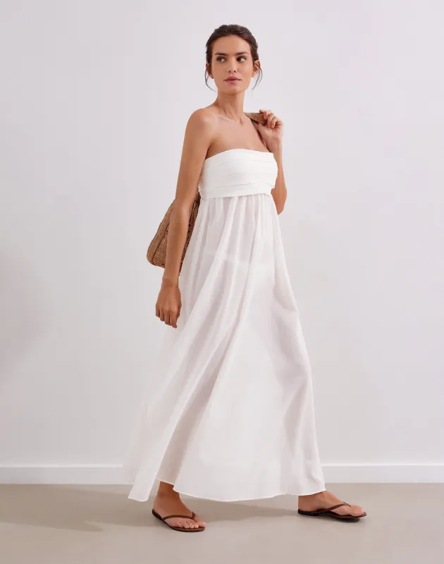 Davina Long Cover Up (exchange only) - Off White sold by Vix
