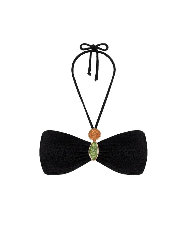 Firenze Petra Bandeau Top - Black sold by Vix