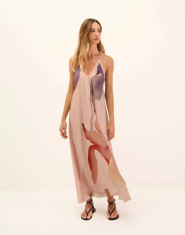 Ninny Long Dress - Floreal sold by Vix