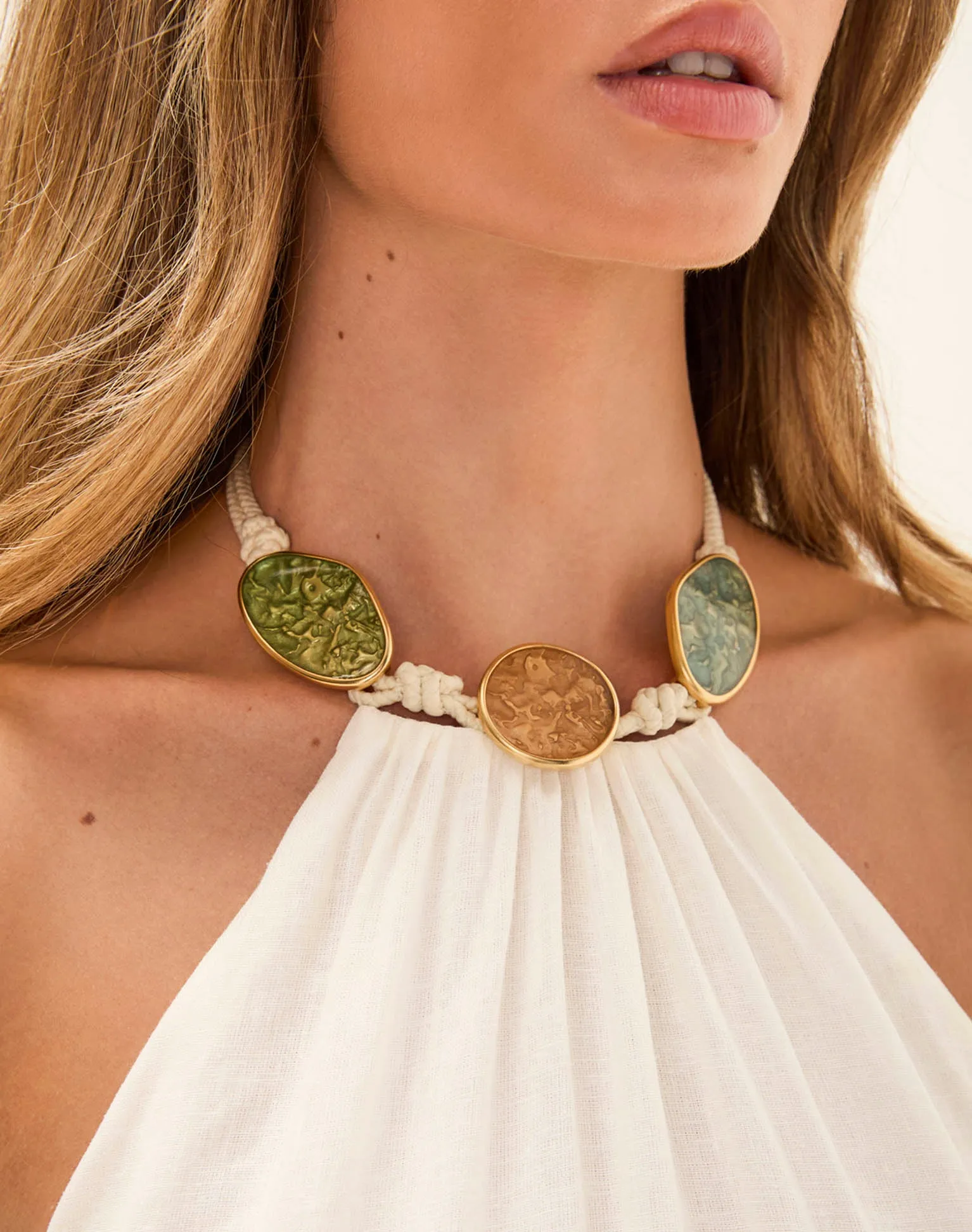 Aiden Long Dress - Off White sold by Vix product image thumbnail 5