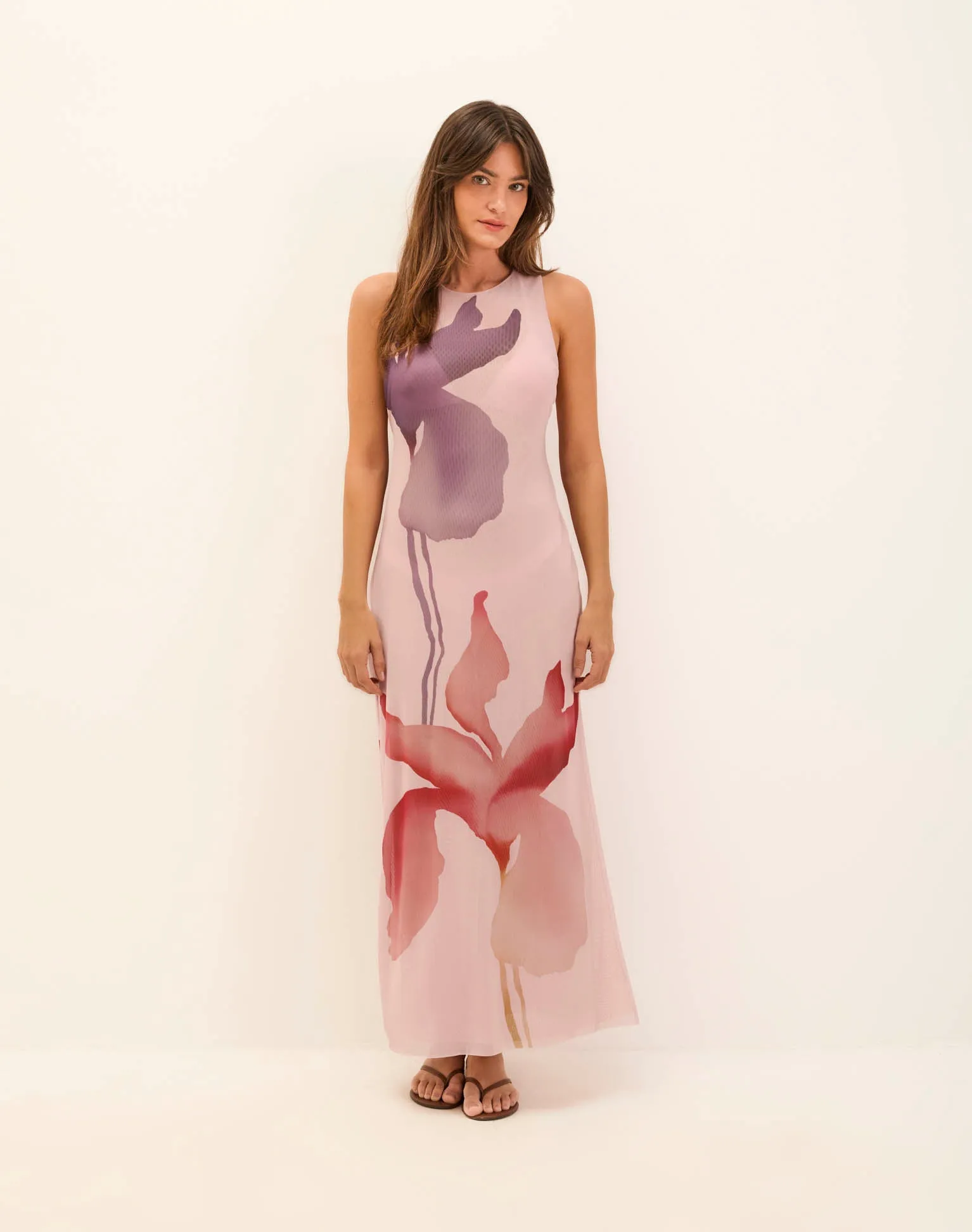 Twist Long Cover Up - Floreal sold by Vix