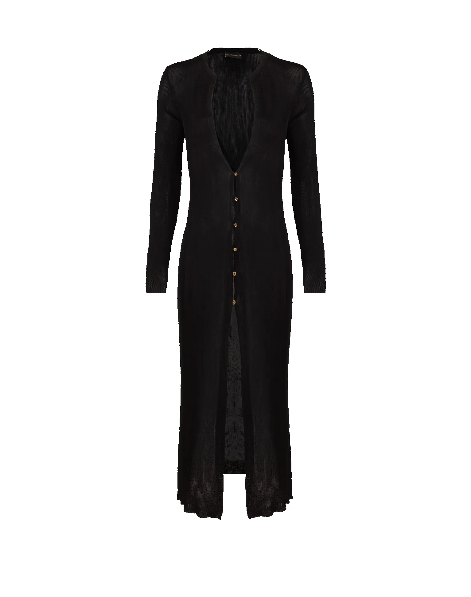 Knit Rosie Long Cardigan - Black sold by Vix
