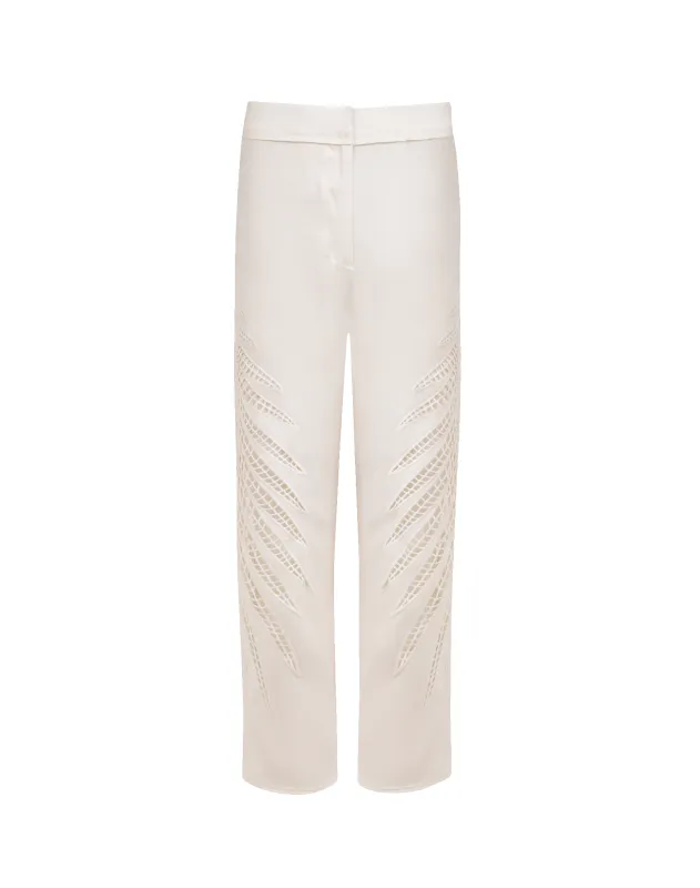 Danna Cropped Pants - Off White made by Vix