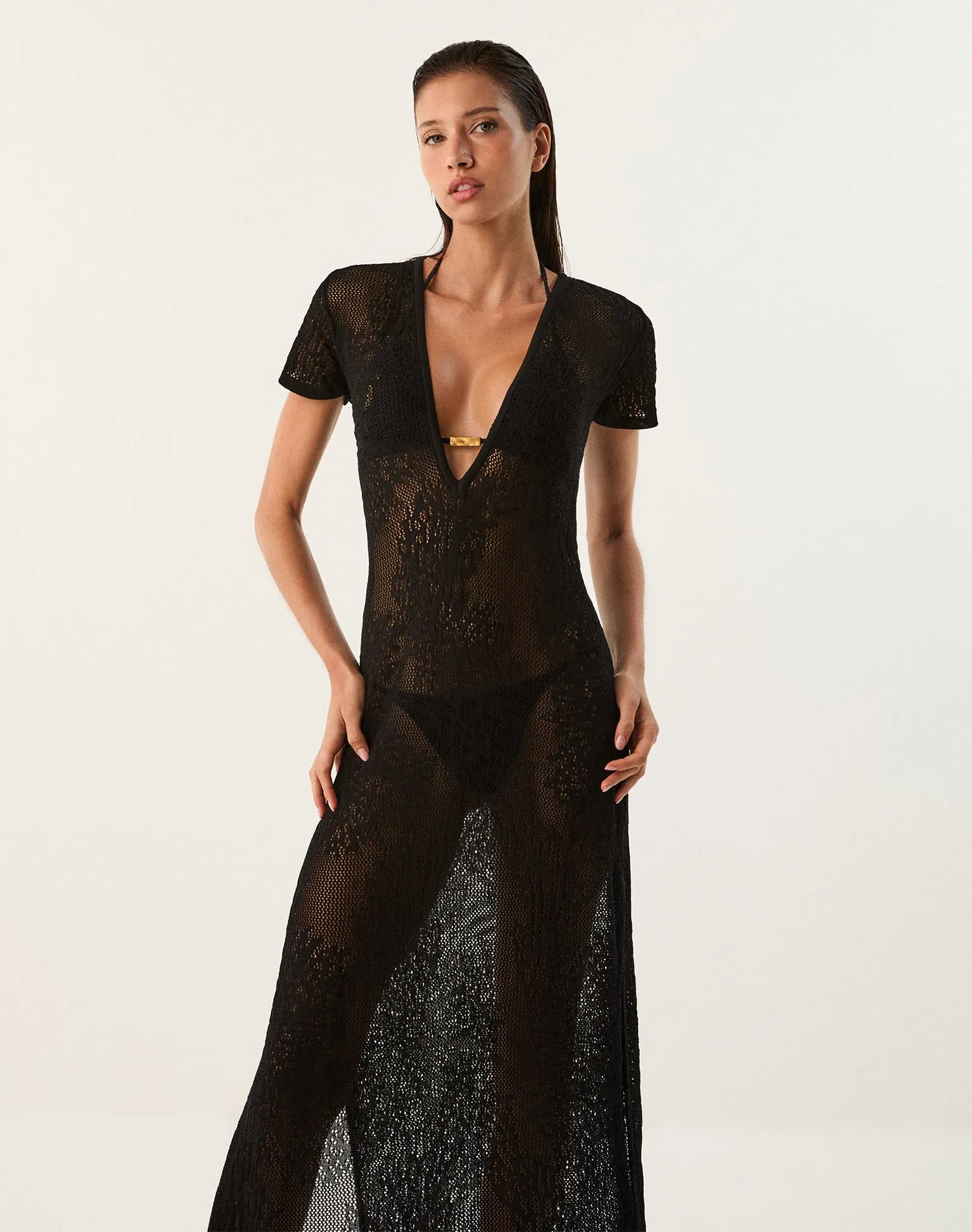 Eiman Long Cover Up - Black sold by Vix product image thumbnail 4
