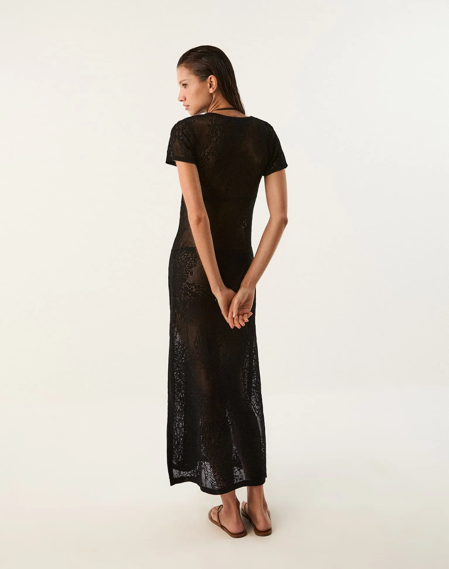 Eiman Long Cover Up - Black sold by Vix product image thumbnail 3