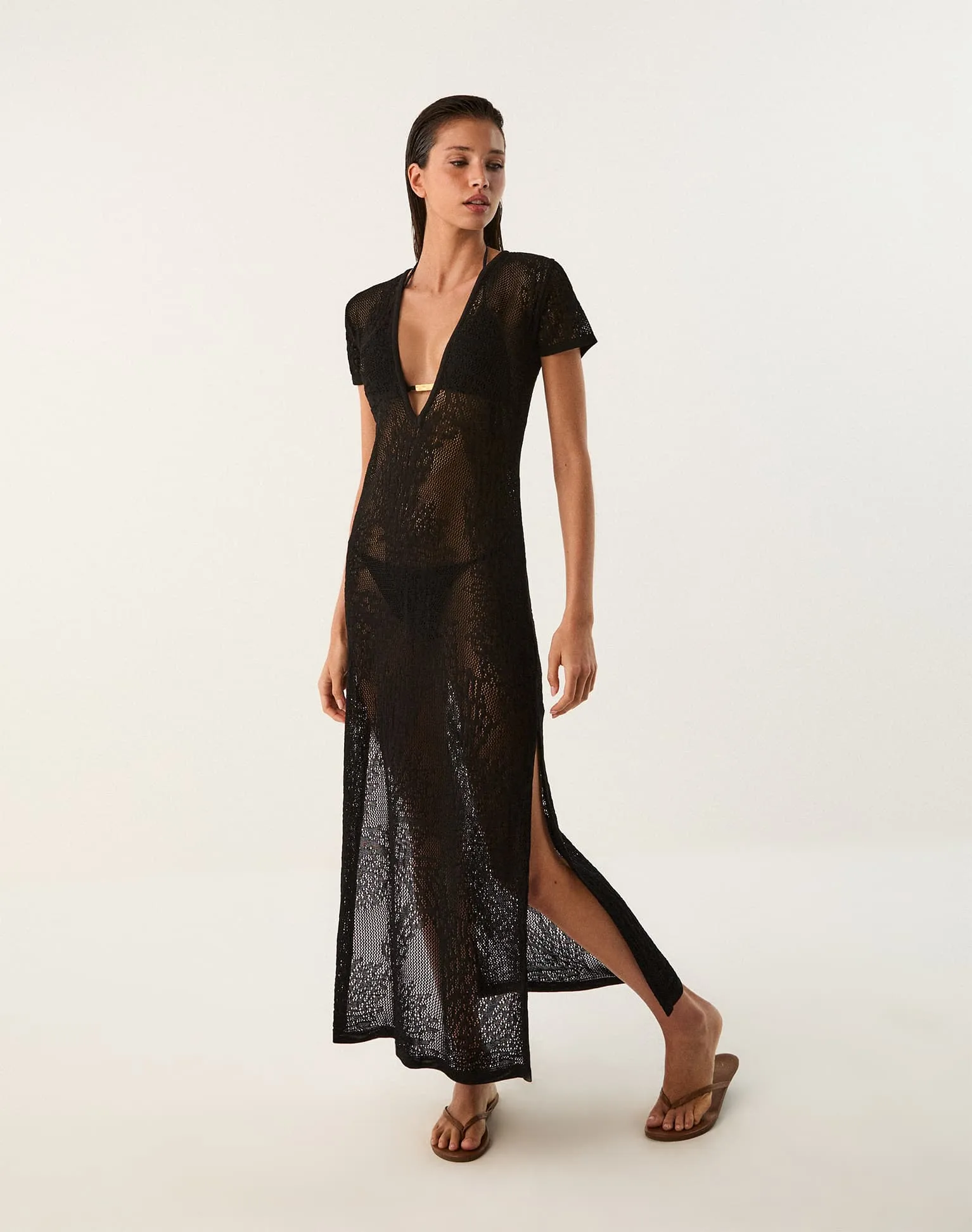 Eiman Long Cover Up - Black sold by Vix product image thumbnail 2
