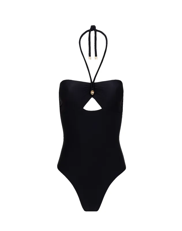 Matte Meera Bandeau One Piece - Black made by Vix