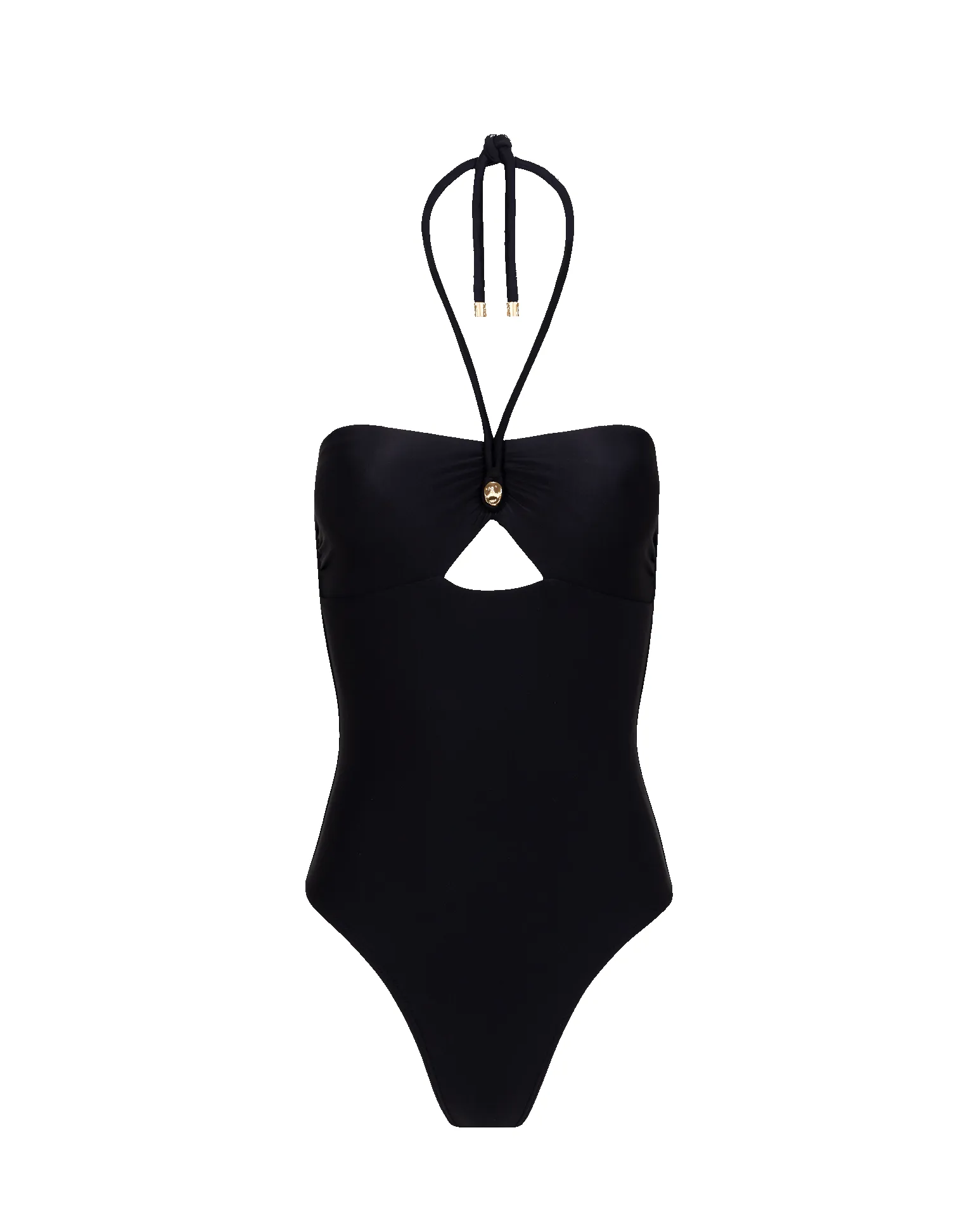 Matte Meera Bandeau One Piece - Black sold by Vix