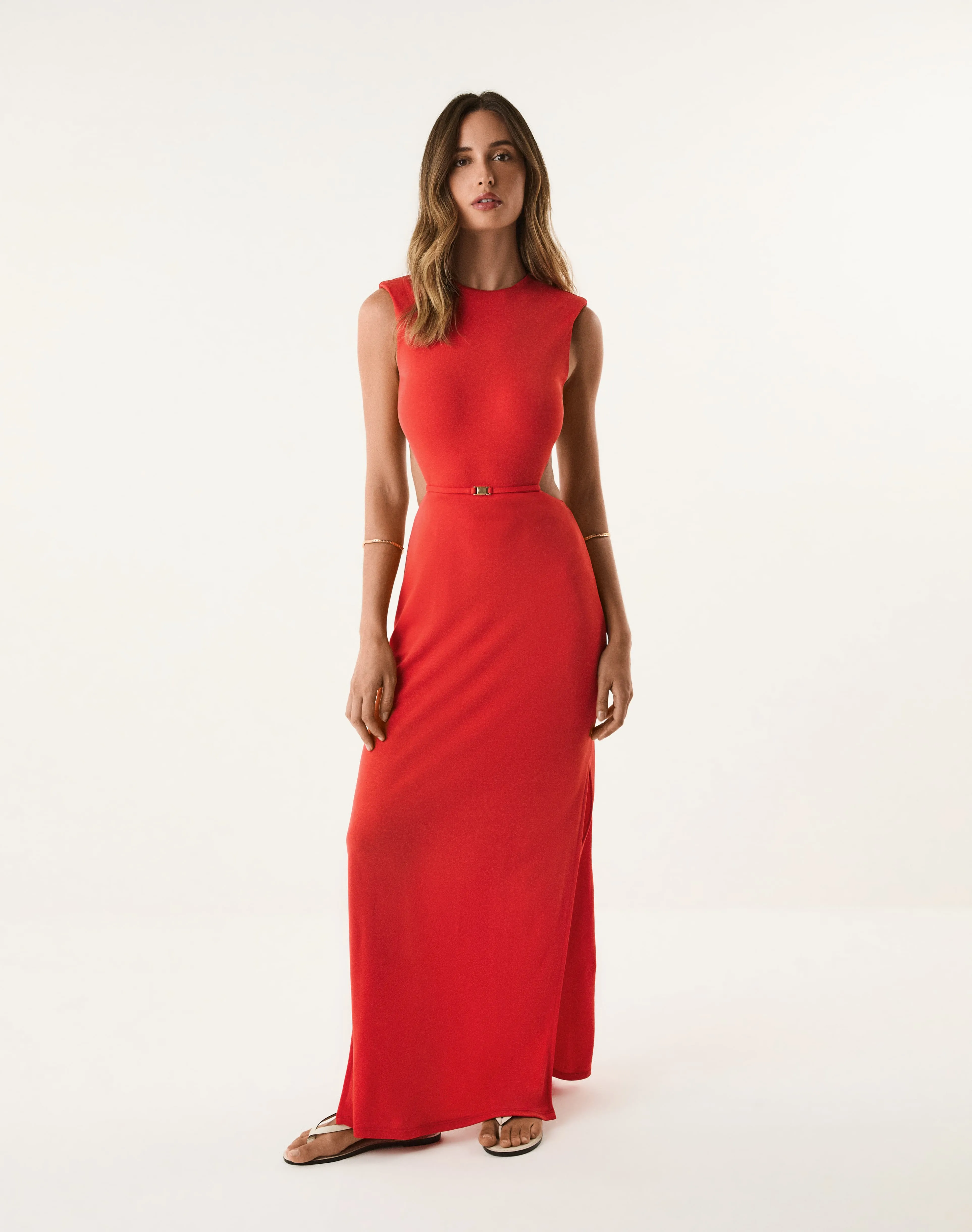 Carrie Long Dress - Spicy Red sold by Vix product image thumbnail 2