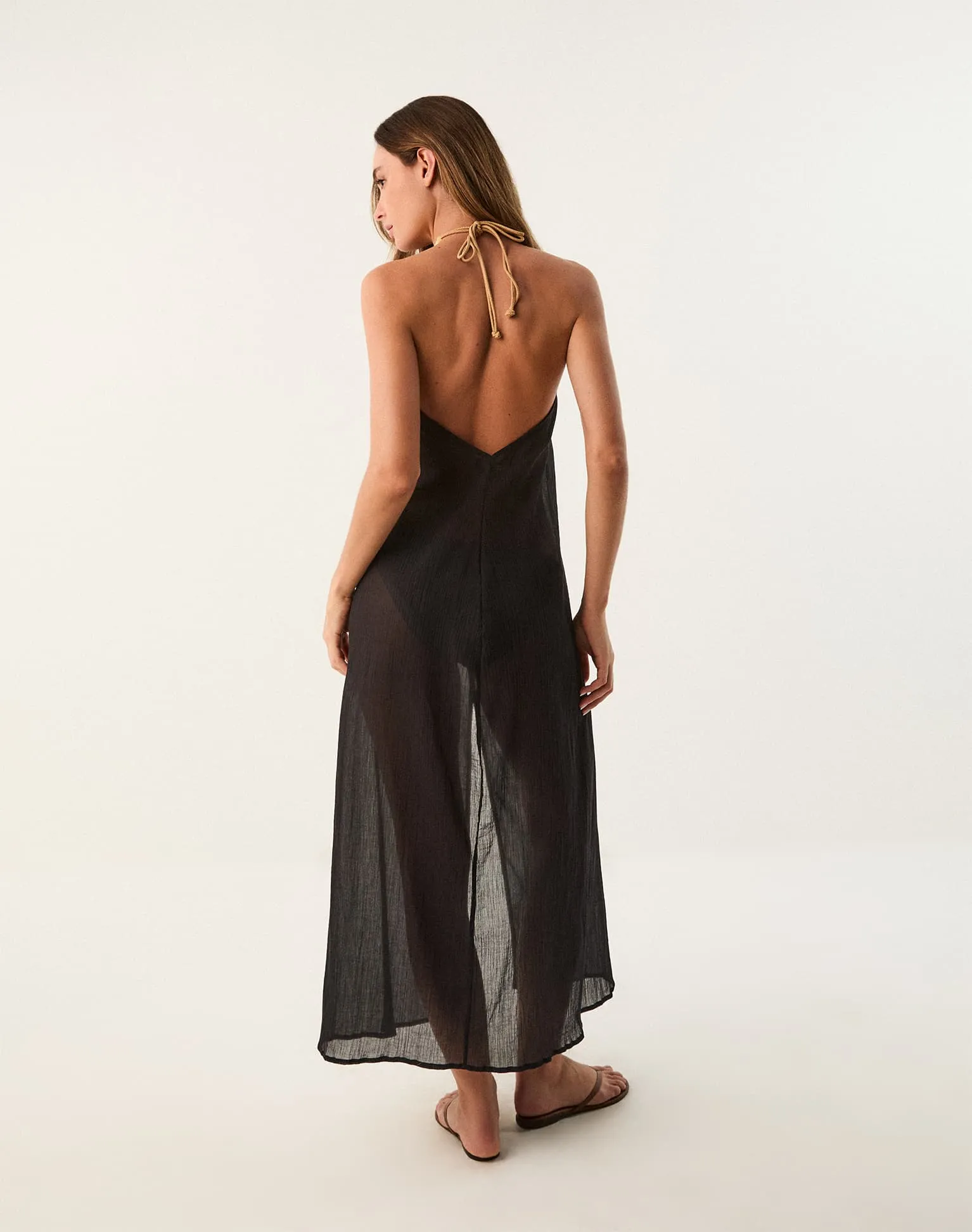 Cloe Long Cover Up - Black sold by Vix product image thumbnail 3