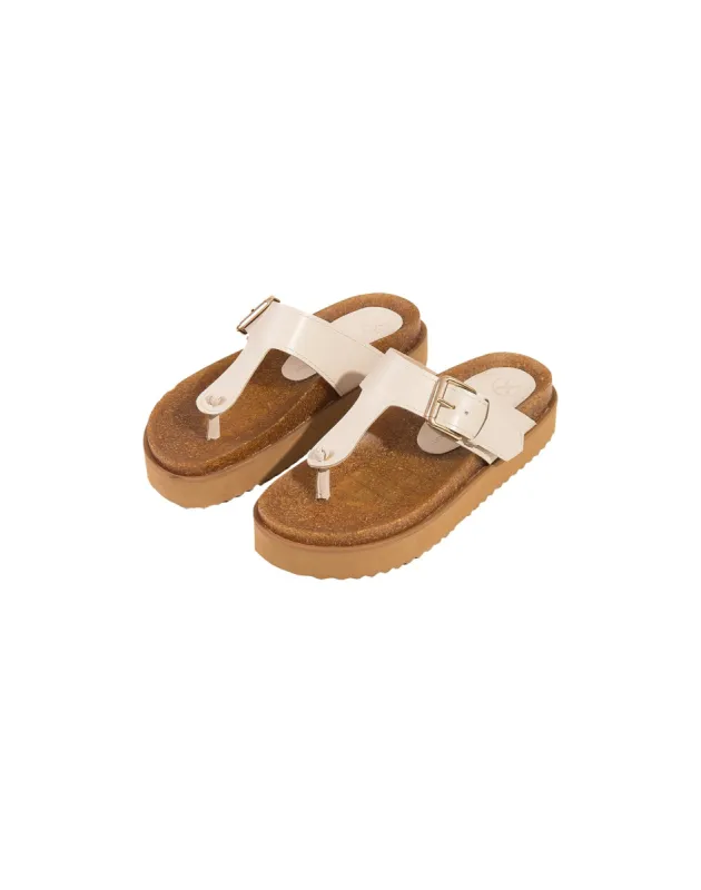 Jolie Sandal (exchange only) - Off White sold by Vix