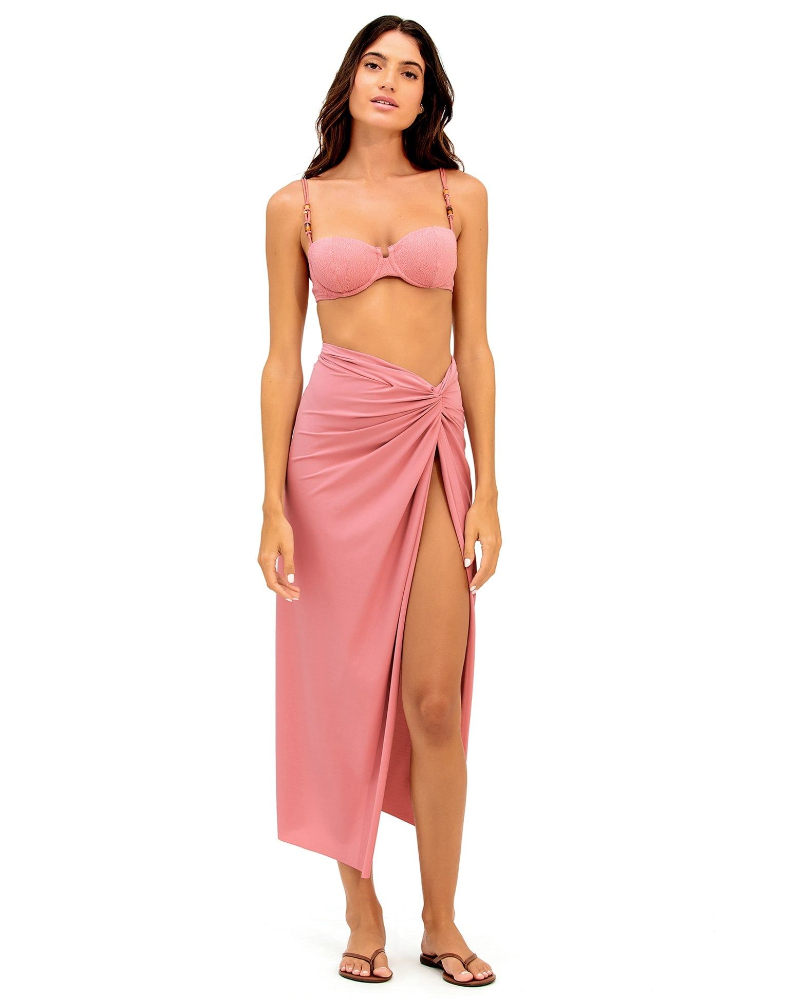 Karen Midi Skirt - Duchese sold by Vix