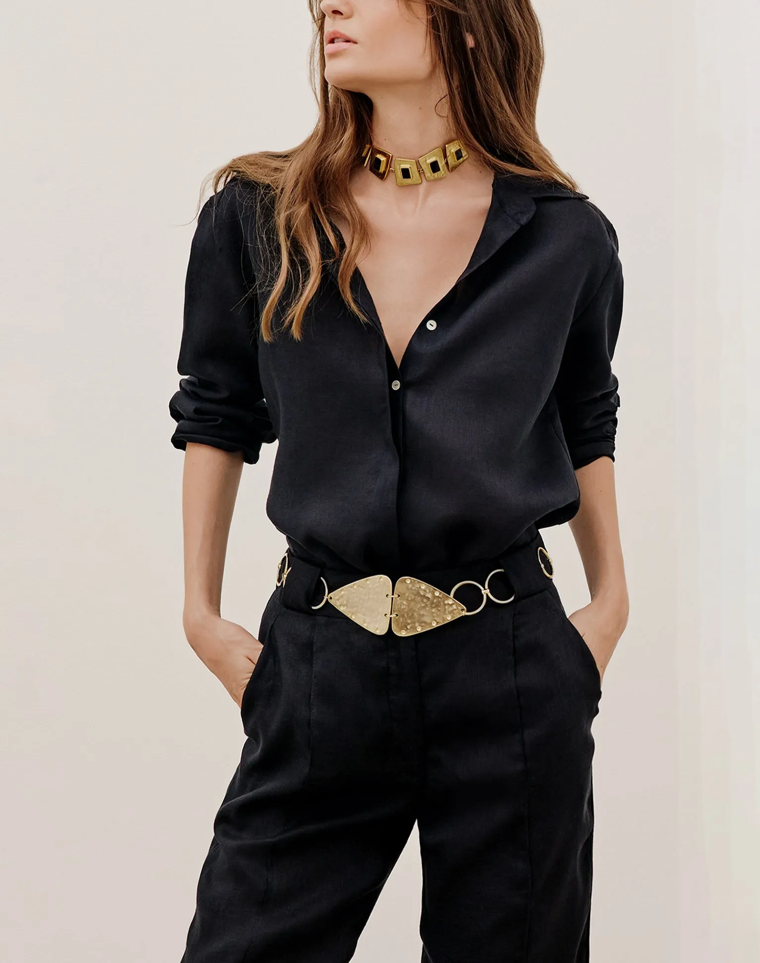 Jaque Long Sleeve Blouse (exchange only) - Black sold by Vix product image thumbnail 5