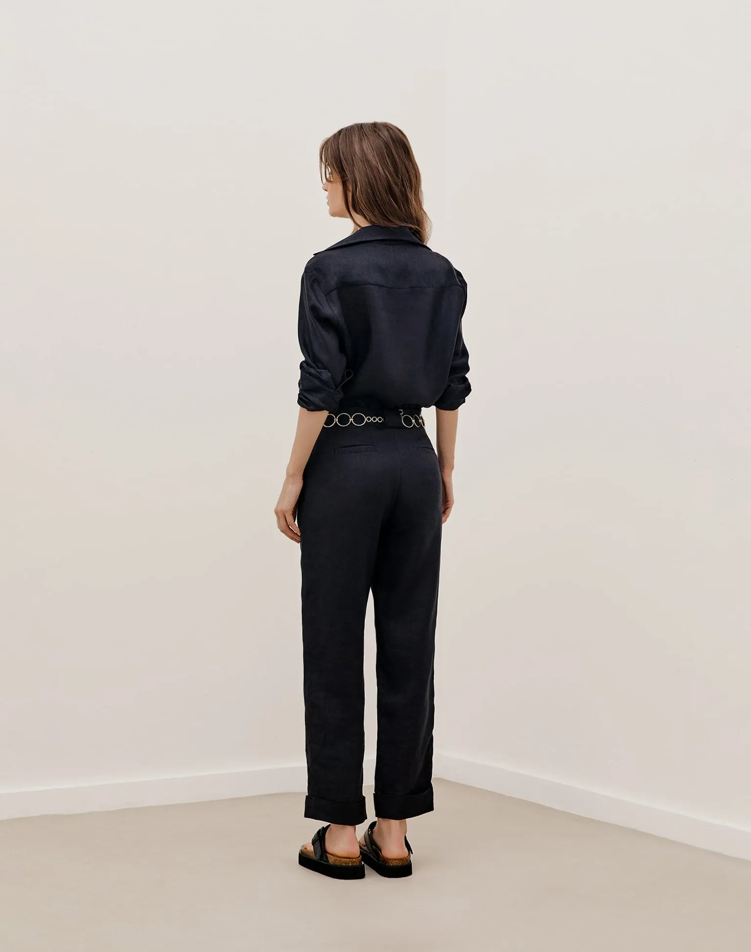 Jaque Long Sleeve Blouse (exchange only) - Black sold by Vix product image thumbnail 4