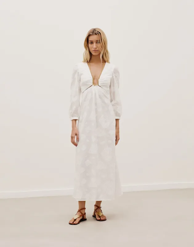 Amelie Midi Dress (exchange only) - Off White sold by Vix