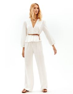 Clarice Blouse - White sold by Vix