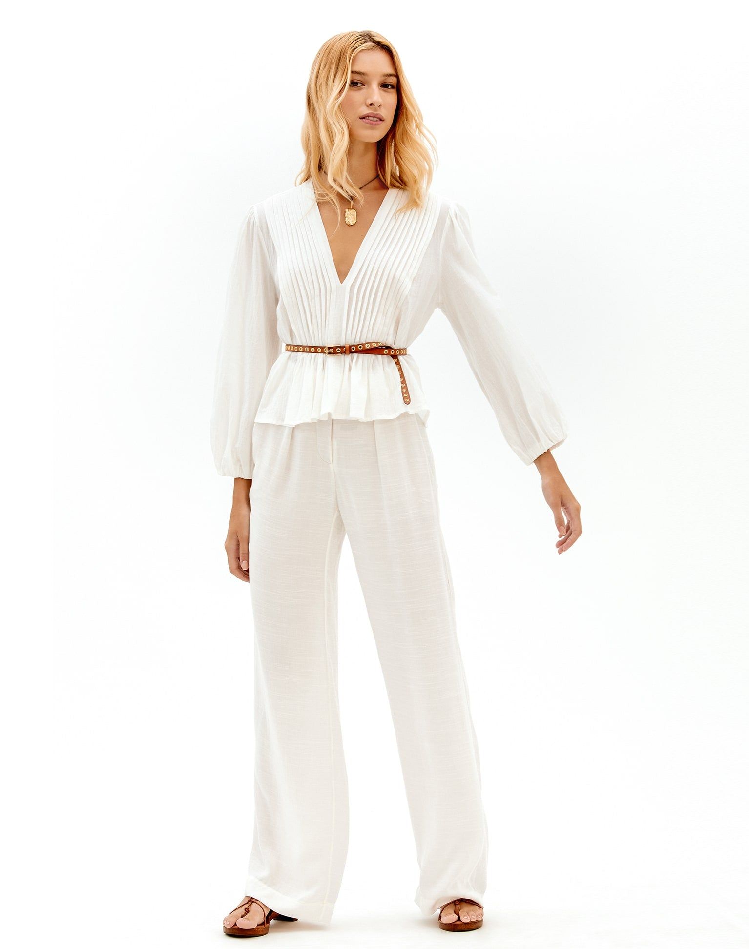 Clarice Blouse - White sold by Vix product image thumbnail 8