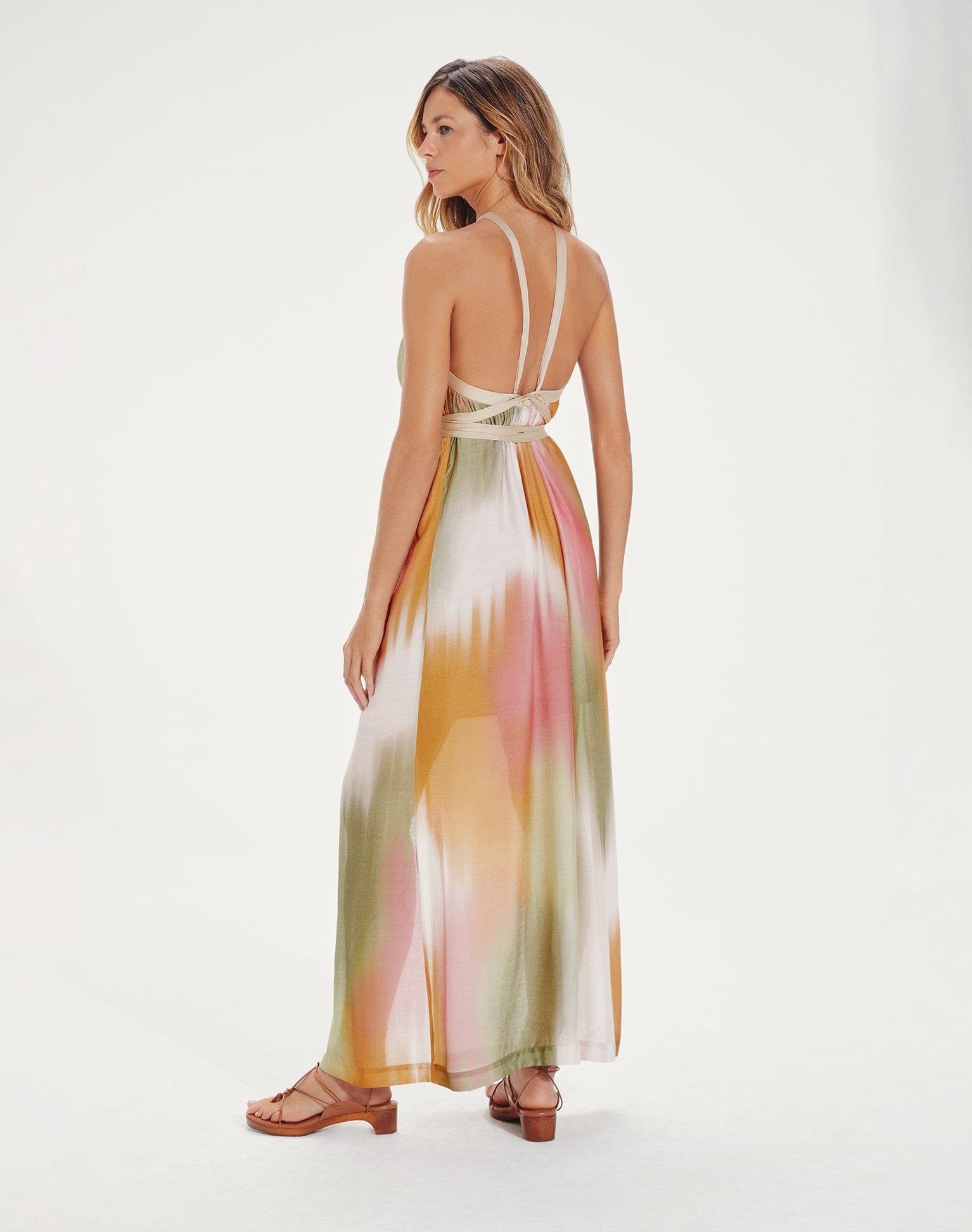 Audrey Detail Long Dress (exchange only) - Duala sold by Vix product image thumbnail 4