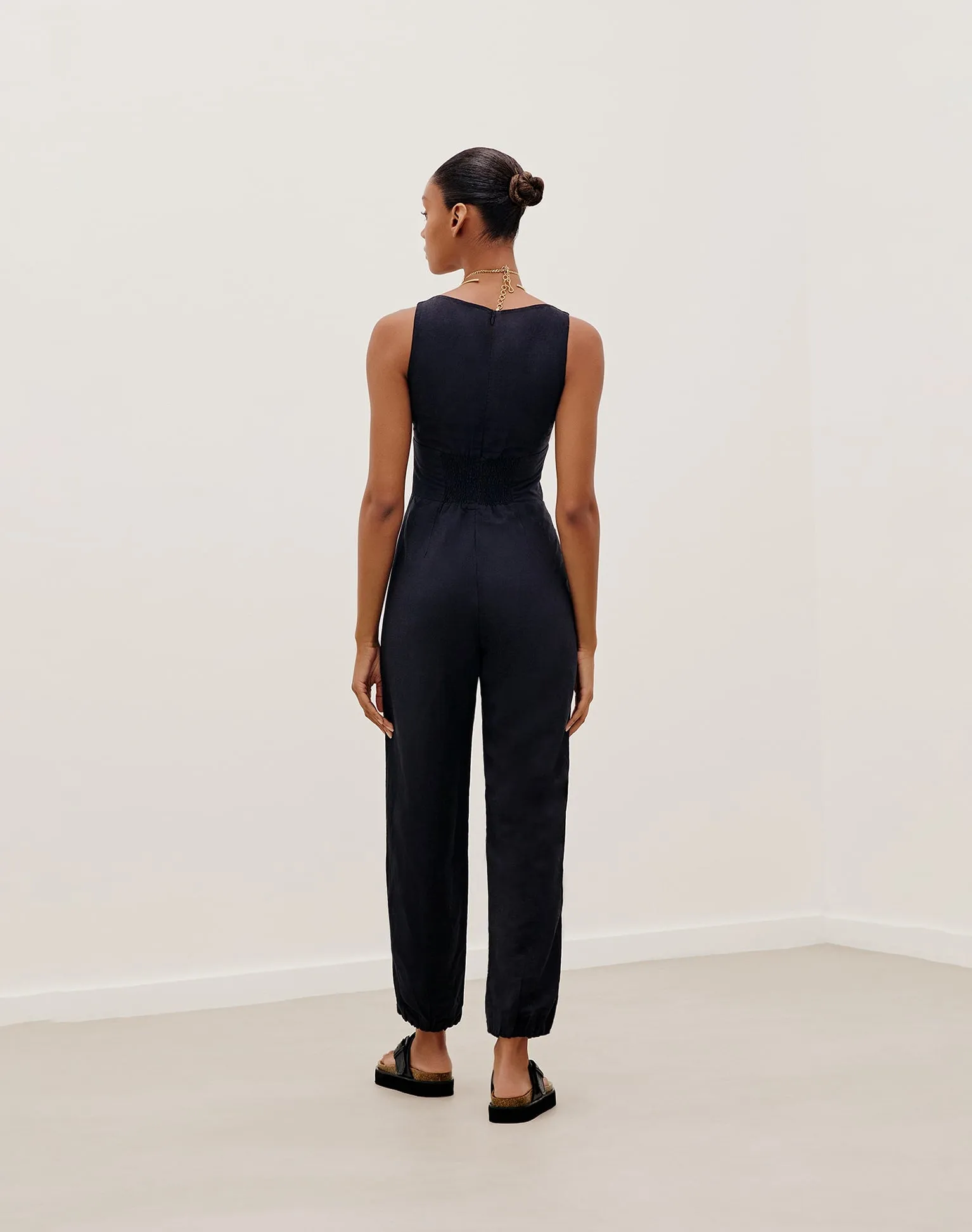 Mirela Jumpsuit (exchange only) - Black sold by Vix product image thumbnail 3