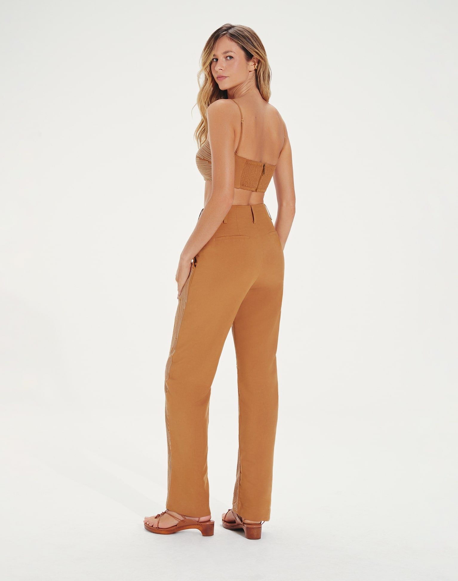 Valentina Pants (exchange only) - Toffee sold by Vix product image thumbnail 4