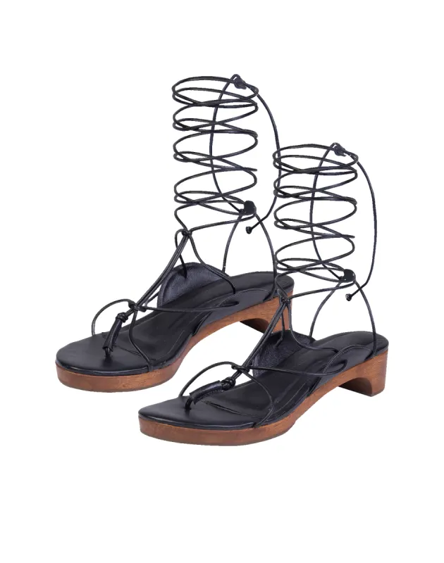 Callas Sandal (Final Sale) - Black sold by Vix