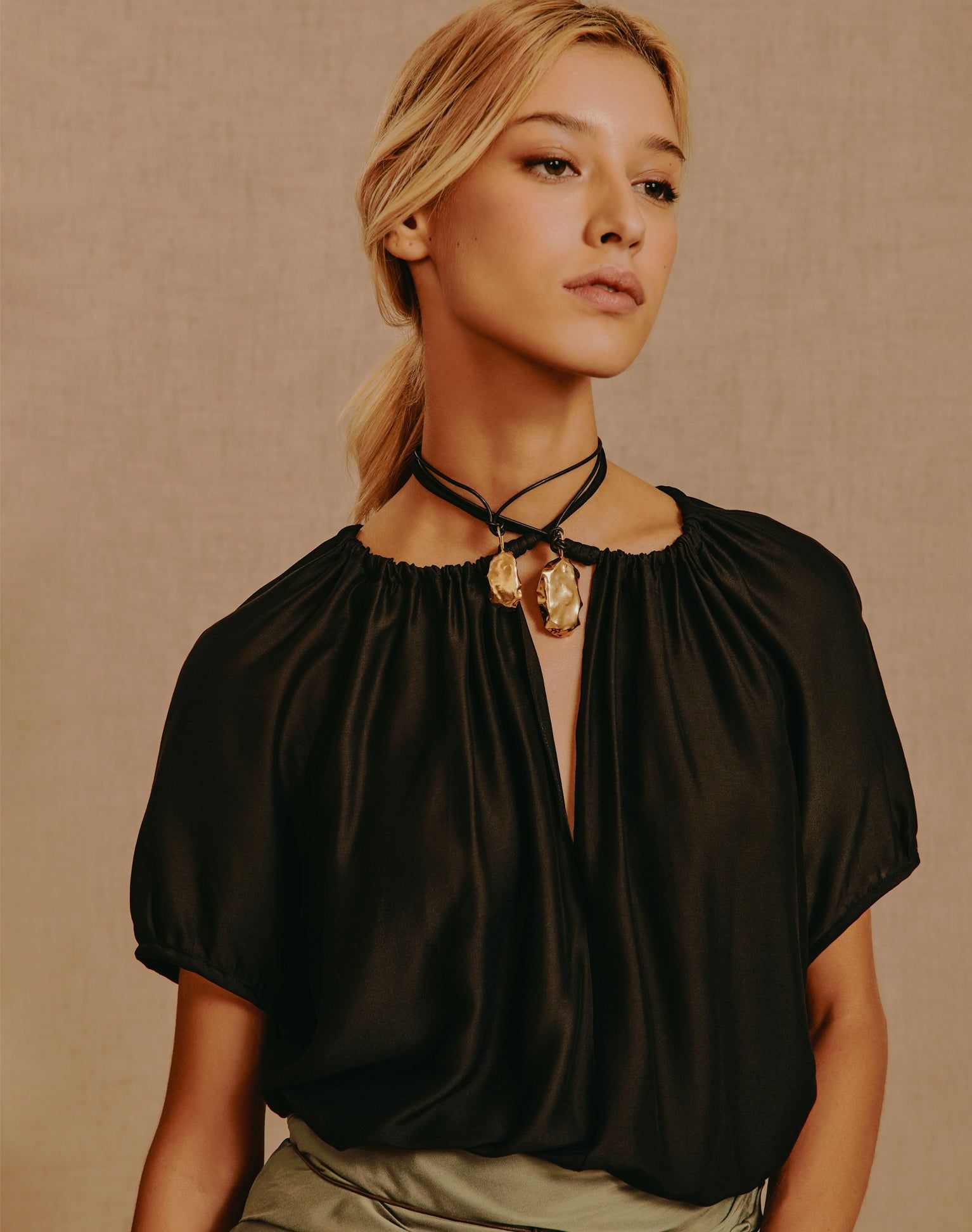 Claire Blouse - Black sold by Vix product image thumbnail 3