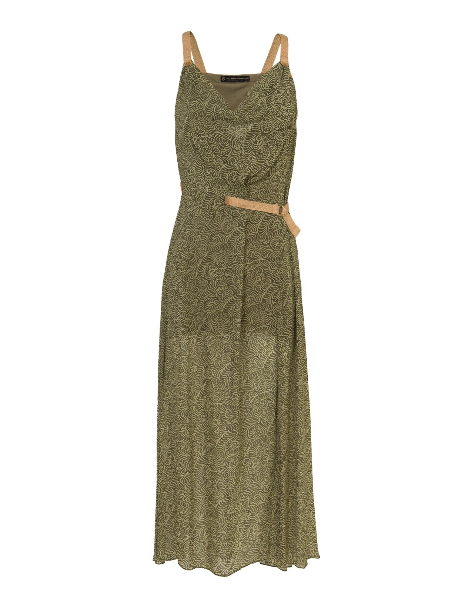 Agnes Long Dress (Final Sale) - Ortiz Green sold by Vix product image thumbnail 4