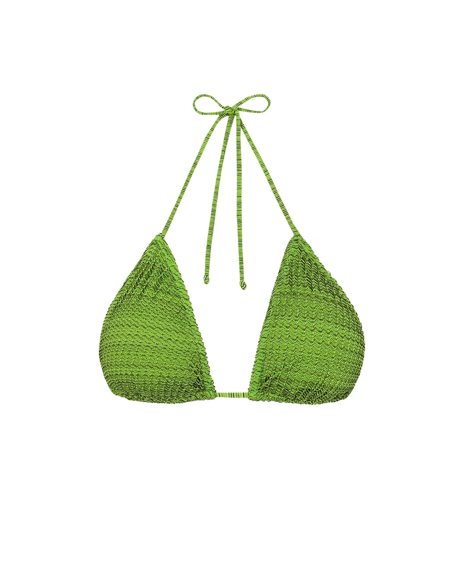 Mesh Tri Top - Acid Green sold by Vix