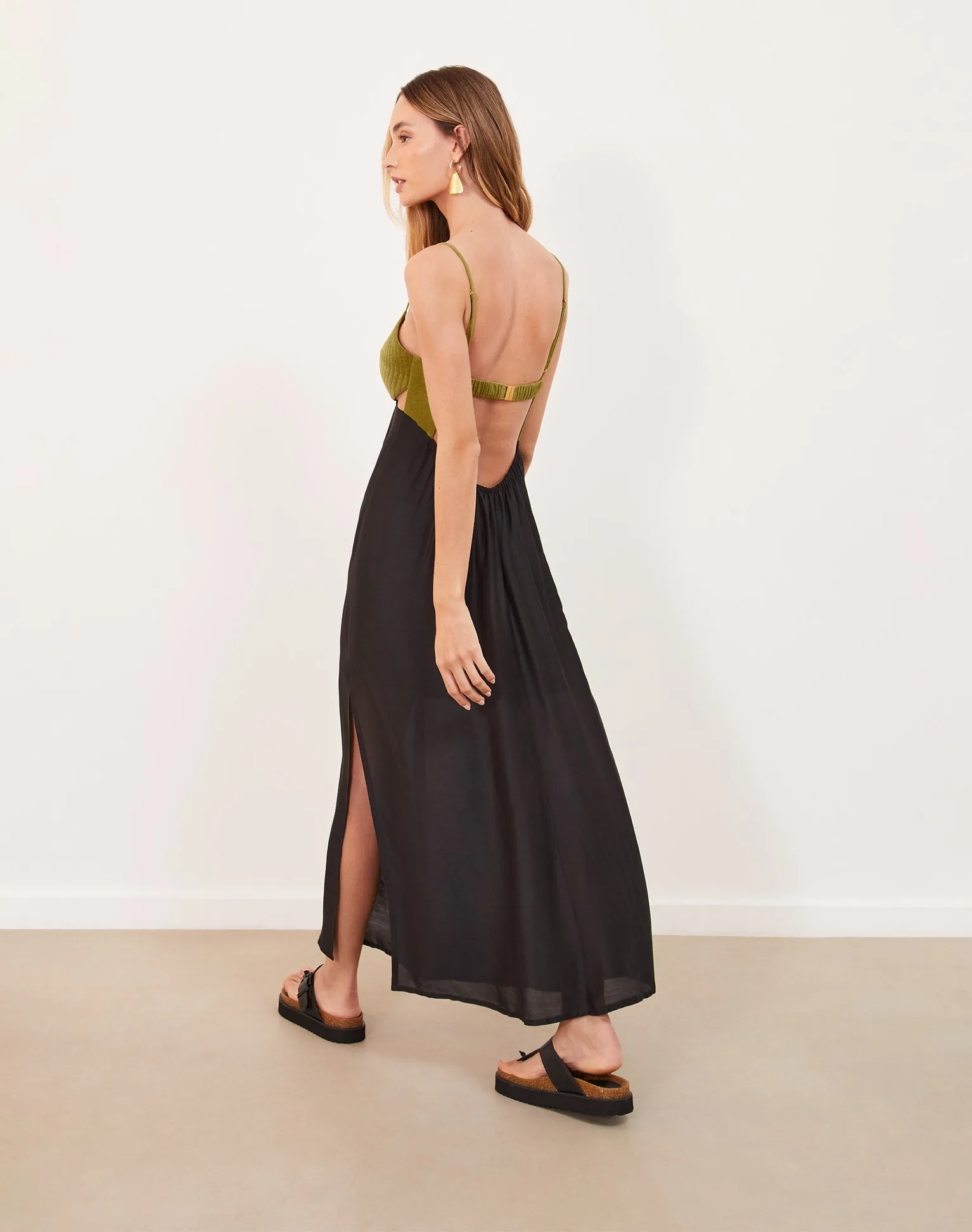 Yana Long Dress (exchange only) - Black sold by Vix product image thumbnail 2