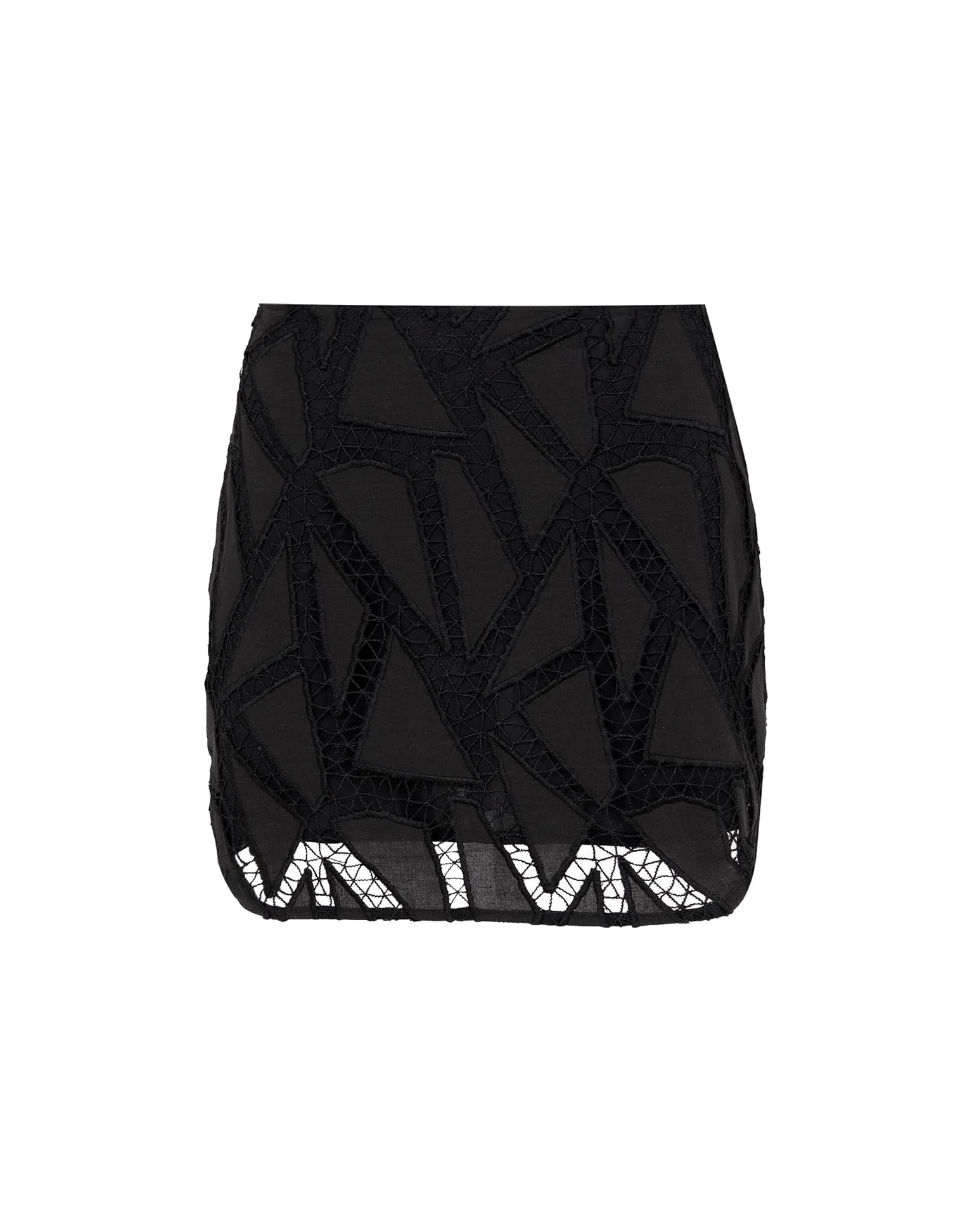 Luna Mini Skirt - Black sold by Vix