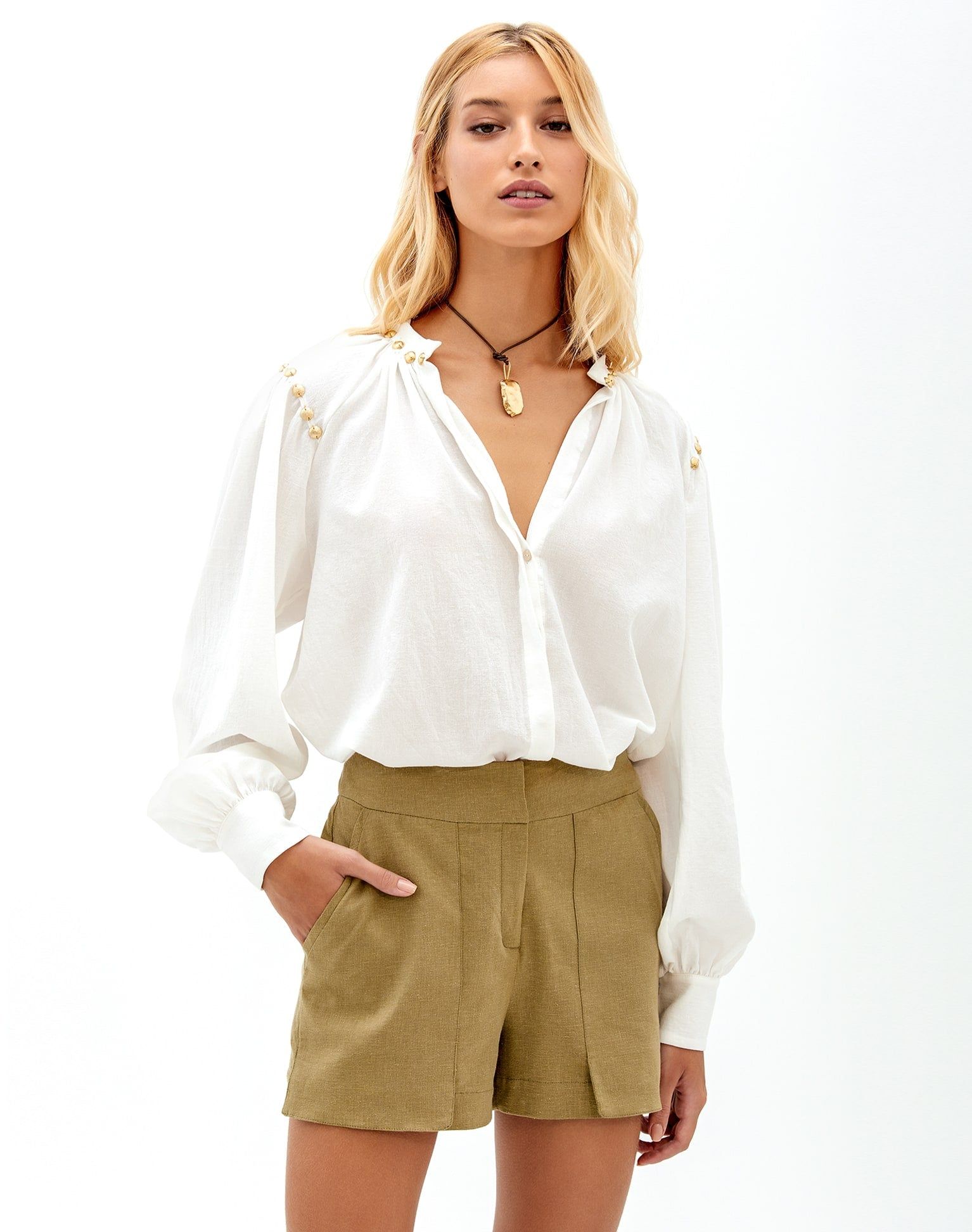 Edite Blouse - White sold by Vix product image thumbnail 4