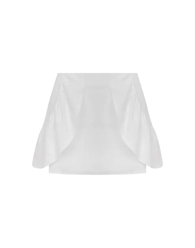 Lorie Mini Skirt (exchange only) - Off White made by Vix