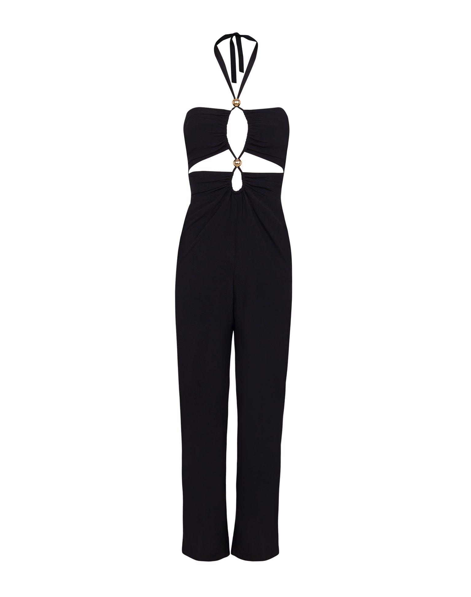 Luana Detail Jumpsuit - Black sold by Vix product image thumbnail 4