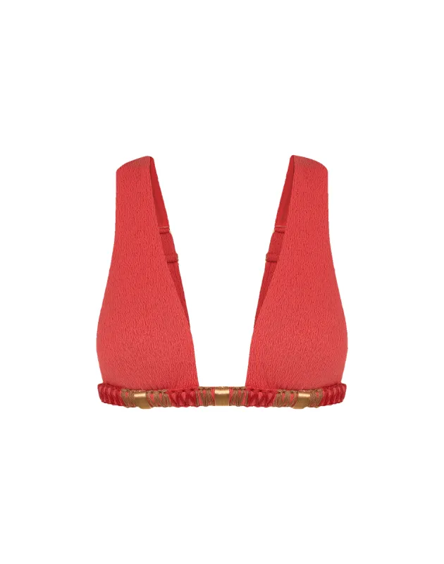 Firenze Sally Parallel Tri Top - Raspberry sold by Vix