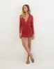 Noa Short Cover Up - Raspberry sold by Vix